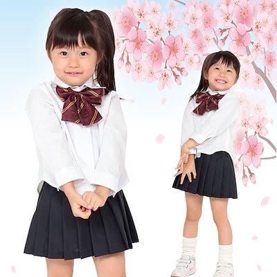 ギャルせいふく服子供 赤ちゃん 服 女の子 70 かっこいい シャツ
