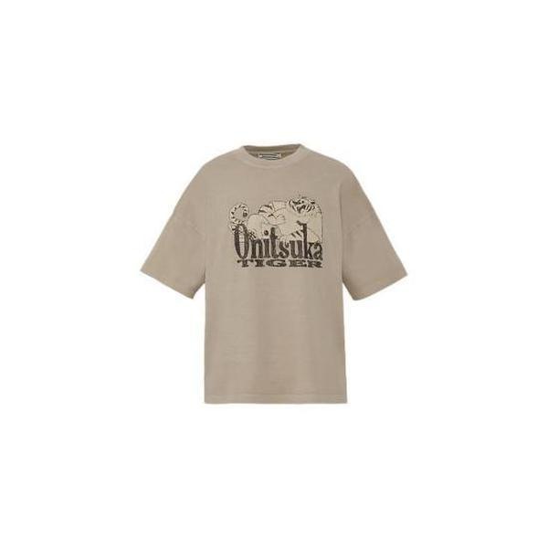 オニツカタイガー半袖Tシャツ 2183B608 020 LIGHT GREY DOM