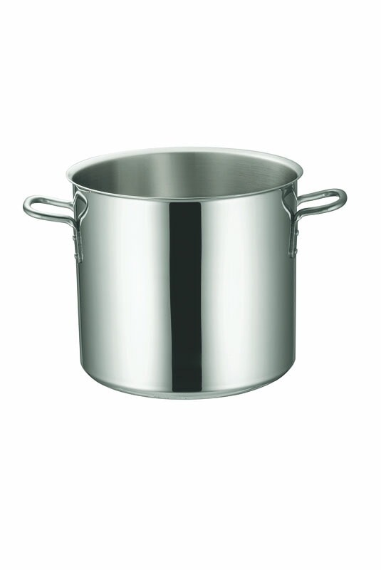 本間製作所 仔犬印 IHマエストロ 3層鋼クラッド 寸胴鍋 24cm（9.5L） 本体