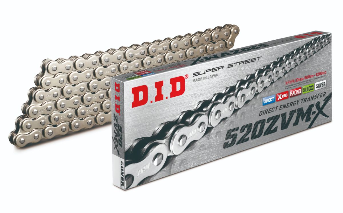 DID 520ZVM-X-130L ZJ(カシメ) SILVER 4525516335300 大同工