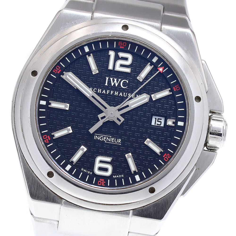 IWC SCHAFFHAUSEN IW323604 インヂュニア ミッションアース デイト 自動巻き メンズ _826369【中古】