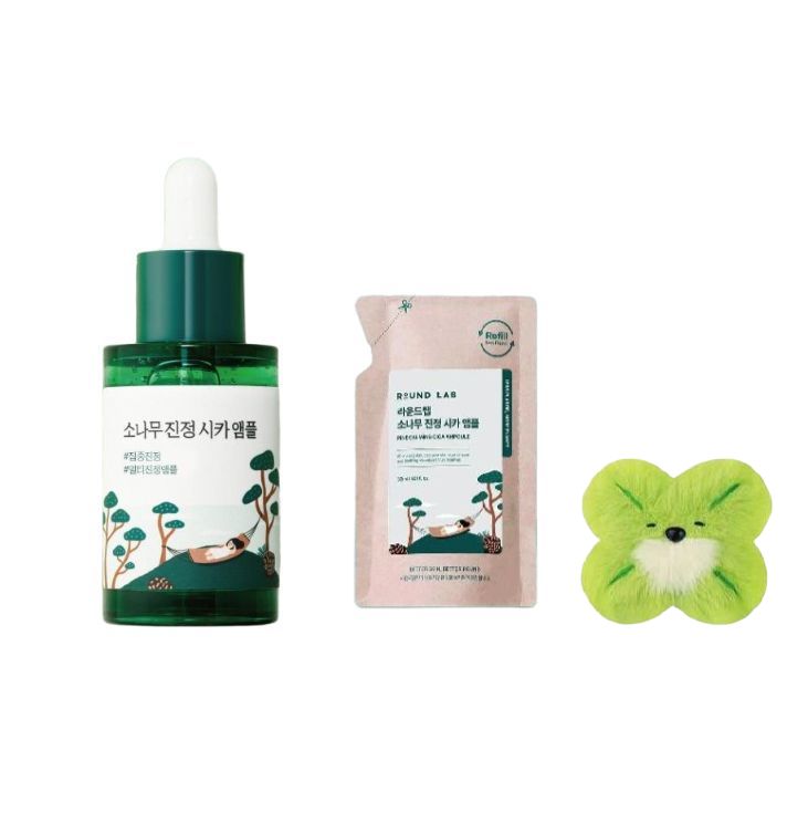 松の木 鎮静 シカアンプル 30ml 詰め替え企画(+四葉のクロモンキーリング)