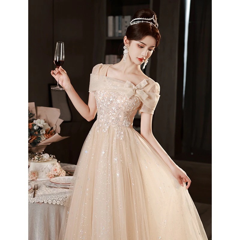 フランス宴会イブニング 軽い高級 高級お誕生日お姫様 成人式ピアノ演奏