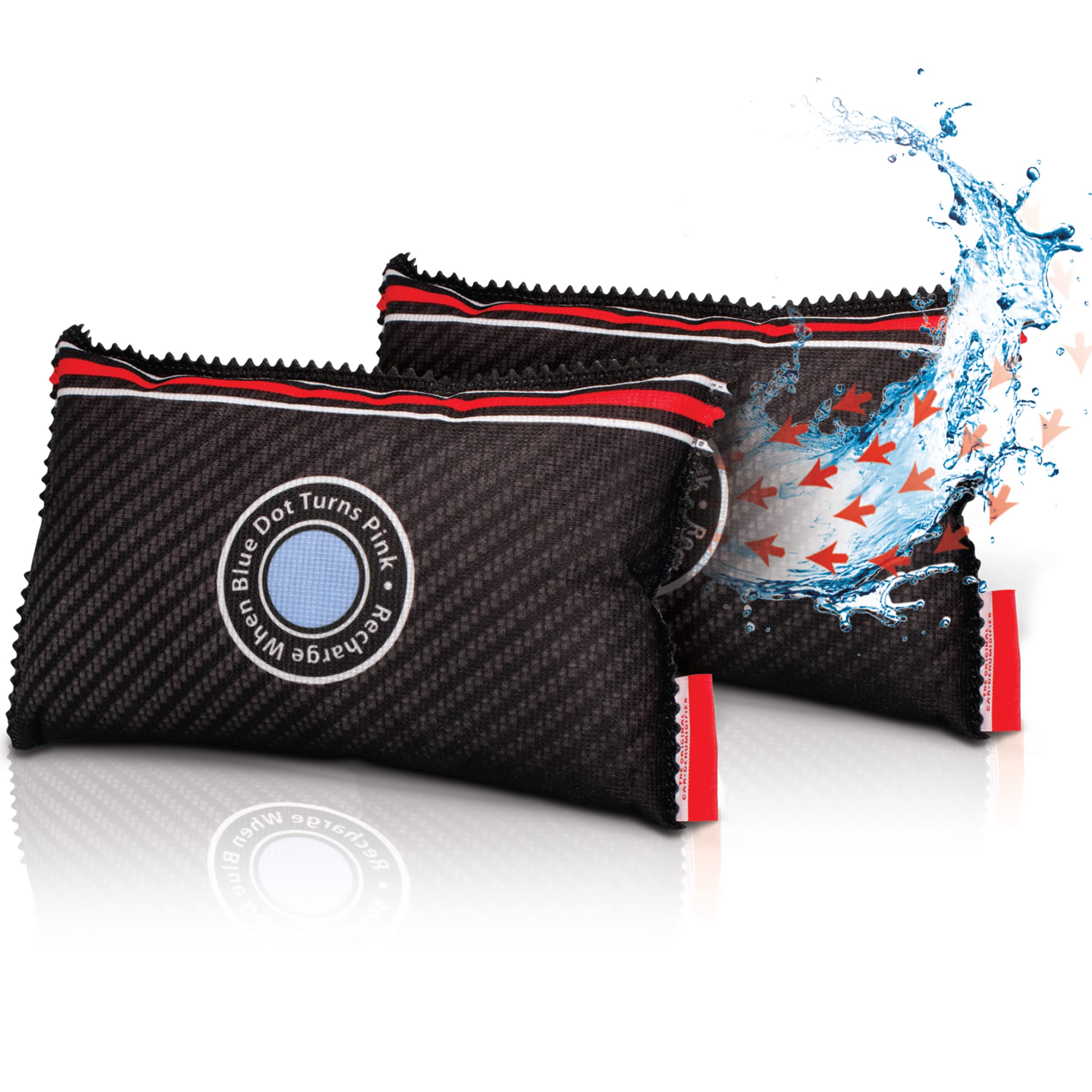 Zarpax(ザルパックス) 再利用可能な車用除湿機 - 車トラックRV用の充電式除湿機 - このポータブルな車用水分吸収剤でフロントガラスに湿気や湿気を防ぎます - 曇り止めの車用フロントガラス