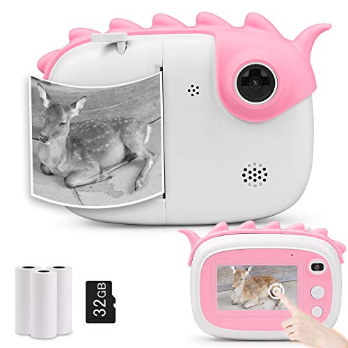 色：ピンク 人魚姫 サイズ：12.5x9x4cm キッズカメラ トイカメラ 子供用 インスタントカメ
