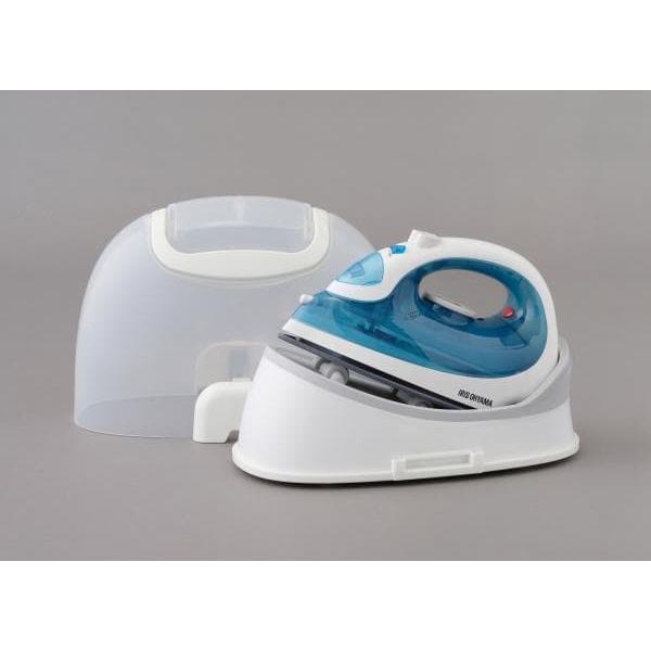 アイリスオーヤマ ケース付きコードレスアイロン ライトブルー IRN-CL18CC-LA コードレスアイロン コードレススチームアイロン アイロン 衣類スチーマー