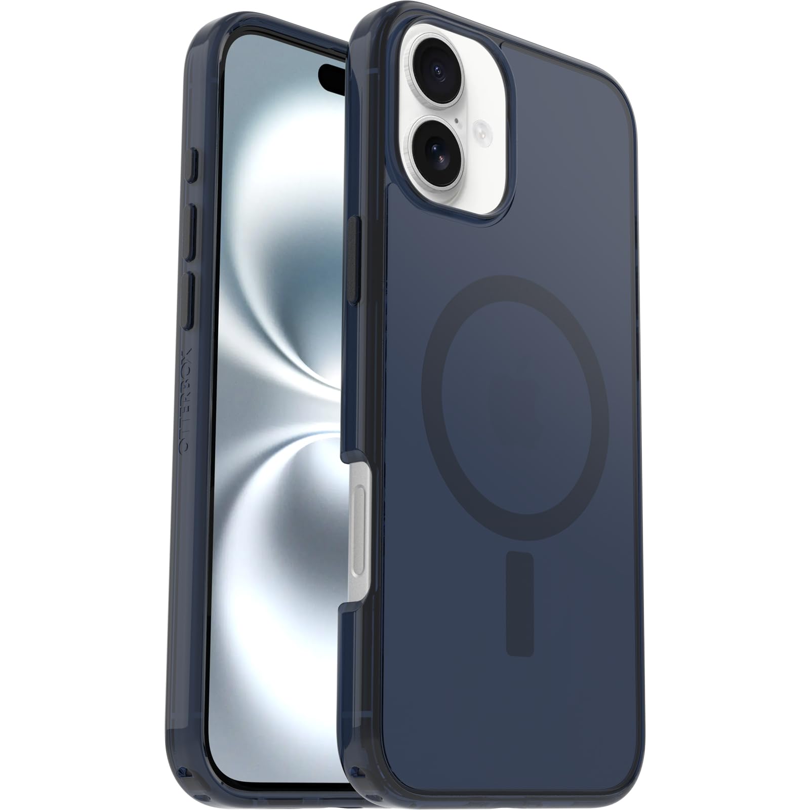 【OtterBox】全米No1ブランド 軍事規格の3倍の強度 iPhone 16 Plus用 耐衝撃 衝撃吸収 米軍MIL規格 Magsafe対応ケース Symmetry Clearブルーベア 【国内