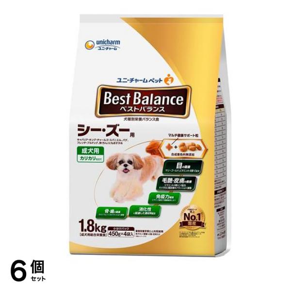 ベストバランス カリカリ仕立て シー・ズー用 成犬用 1.8kg 6個セット