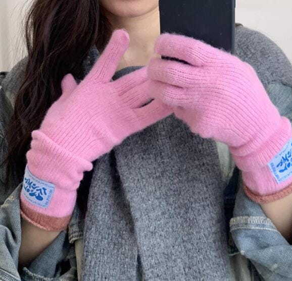 ロング手袋 あったか手袋 レディース 手袋 ロング ニット グローブ 防寒 寒さ対策 手ぶく 可愛いニット手袋