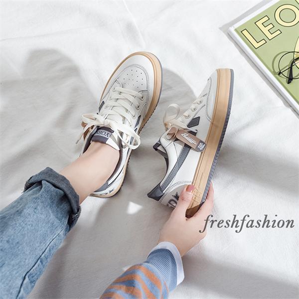 スニーカー 白 レディース おしゃれ 40代 30代 疲れない カップル 韓国 通勤靴 カジュアル 軽量 美脚 おしゃれ 春 夏 秋 2023新作
