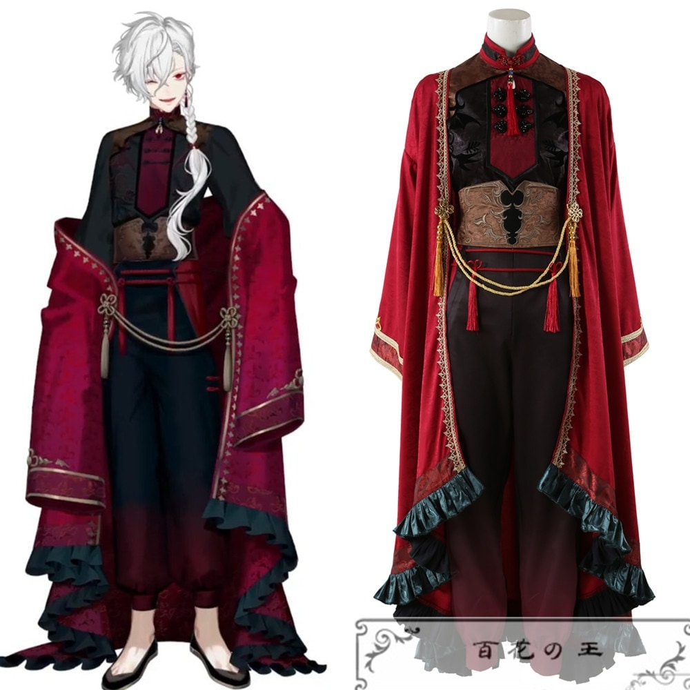 VTuber バーチャルライバー 葛葉約1年半ぶりの新衣装 葛葉 チャイナ服 コスプレ衣装 コスチューム ハロウィン 装服 仮装