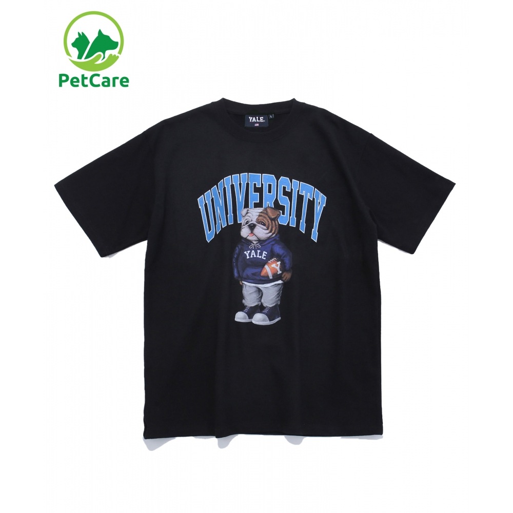 YALE (23SS) UNIVERSITY DAN TEE BLACK BLUE