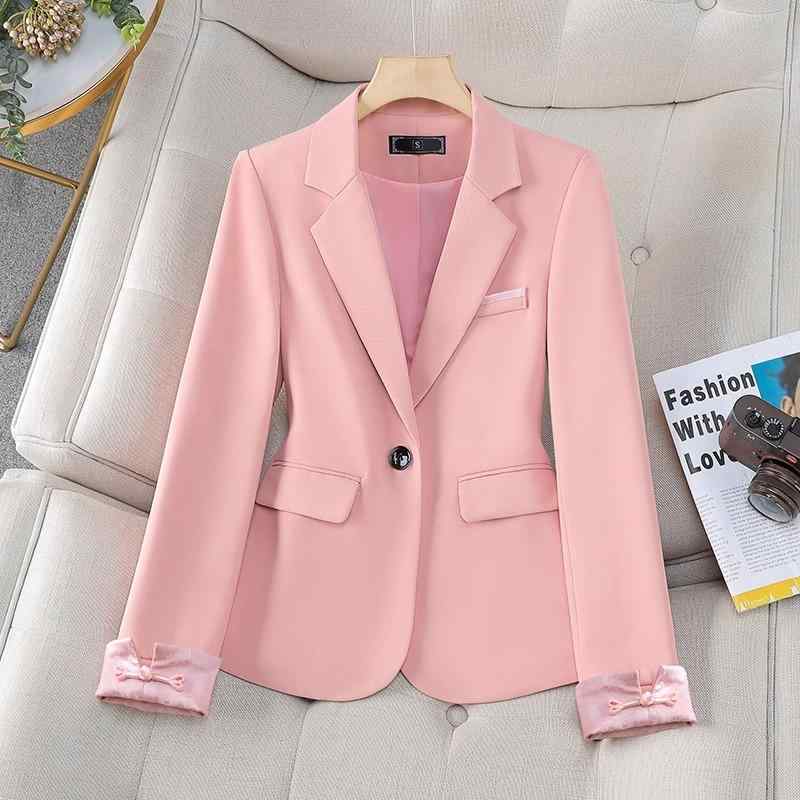 レディース 女性用 ジャケット ブレザー スプリングジャケット チャイナ風 スリムフィット 春秋 スタイリッシュ エレガント おしゃれ 通勤 オフィスワーク ショッピング タウンユース