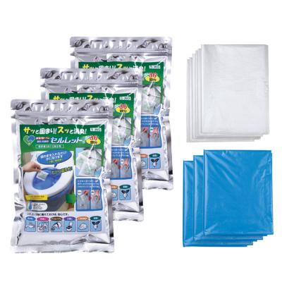 非常用トイレ セルレット 108回分 セット 簡易トイレ凝固材 携帯トイレ 防災トイレ 震災トイレ 簡易トイレ 防災用品 S-108F