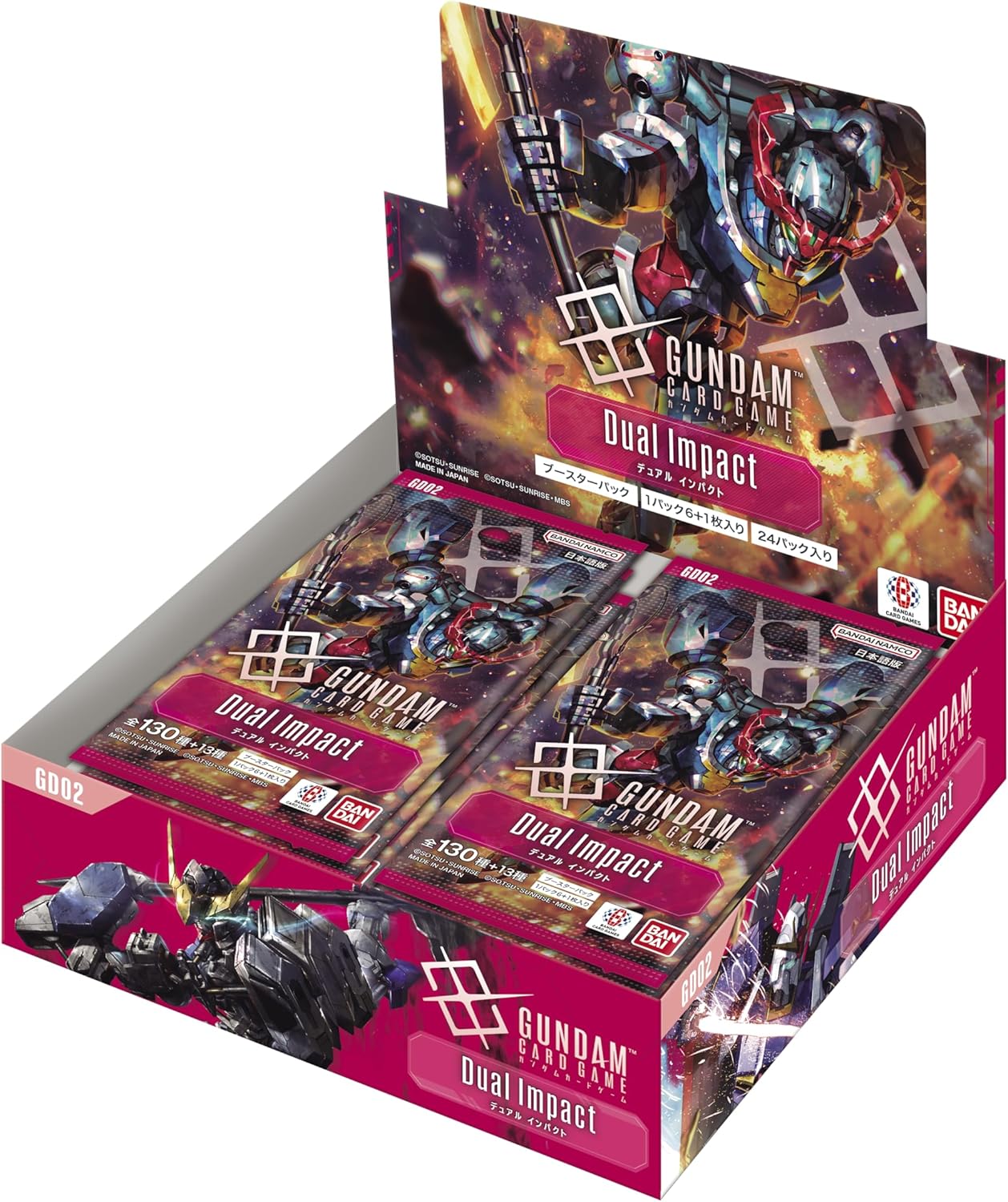 バンダイ(BANDAI) ガンダムカードゲーム ブースターパック Dual Impact[GD02] (BOX)24パック入り