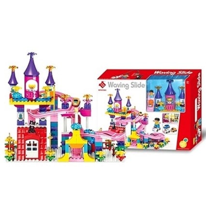 Papas Toy Smoneo ブロック遊び88001子供のおもちゃピンクプリンセス162P/子供のおもちゃ/創造性の発達/ギフト/ブロック玩具