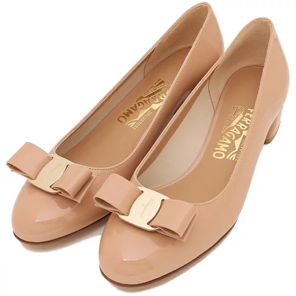 パンプス ヴァラ ベージュ レディース Salvatore Ferragamo 01B221 0753641