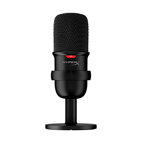 色:ブラック HyperX SoloCast USBスタンドアロンマイク テレワーク/ストリーマー/