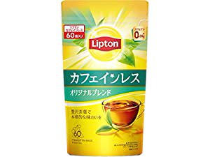 【Amazon.co.jp限定】 リプトン紅茶 カフェインレスティー 60袋入 デカフェノンカフェイ