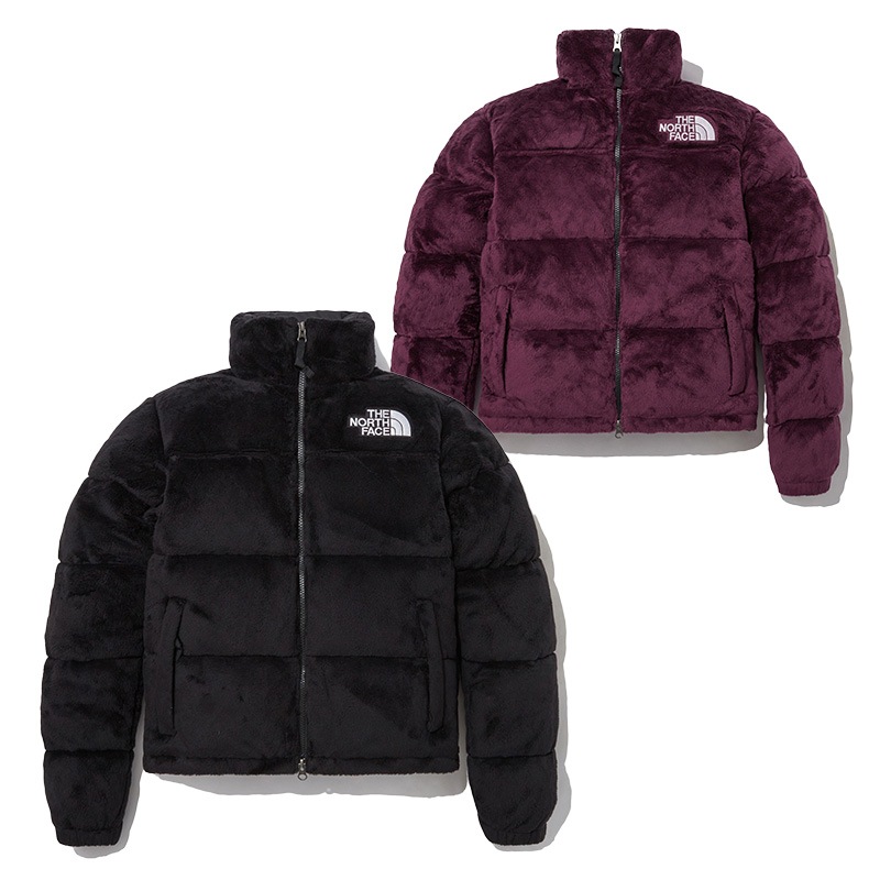 NJ1DP97 W VERSA VELOUR NUPTSE JACKET ヌプシ ダウン ジャケット クロップ ショート フードなし ハイネック レディース ホワイトレーベル WHITELABEL