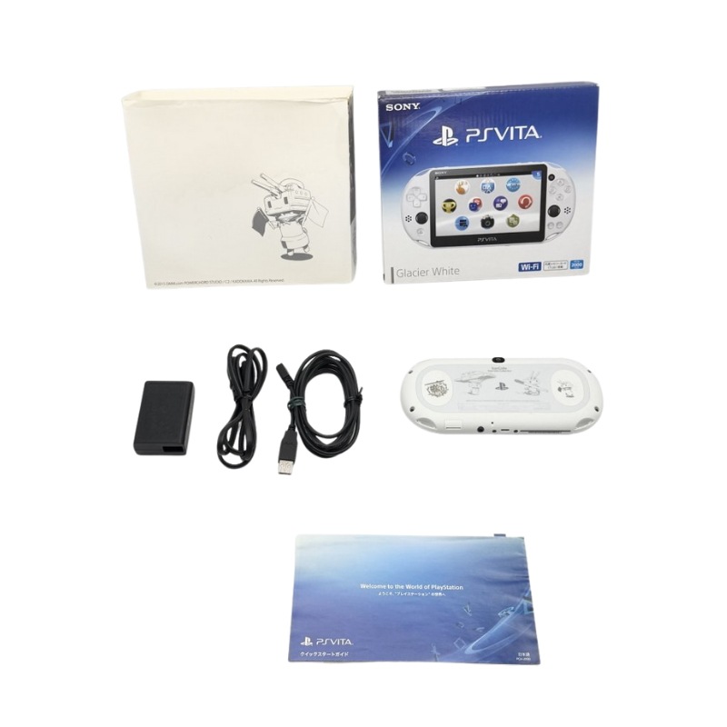 中古 ＰｌａｙＳｔａｔｉｏｎＶｉｔａ　Ｗｉ－Ｆｉモデル　グレイシャー・ホワイト　艦これ改 刻印モデル