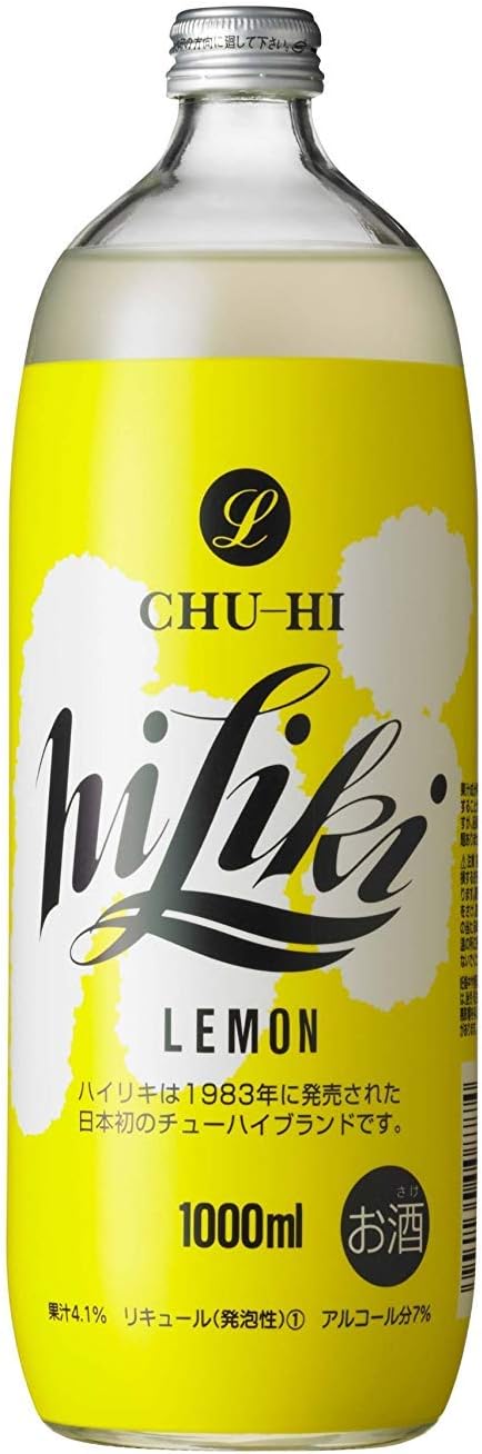 【送料無料】アサヒ ハイリキ レモン 瓶 1000ml2ケース/12本【北海道東北四国九州沖縄県は別途送料がかかります】 7,769円