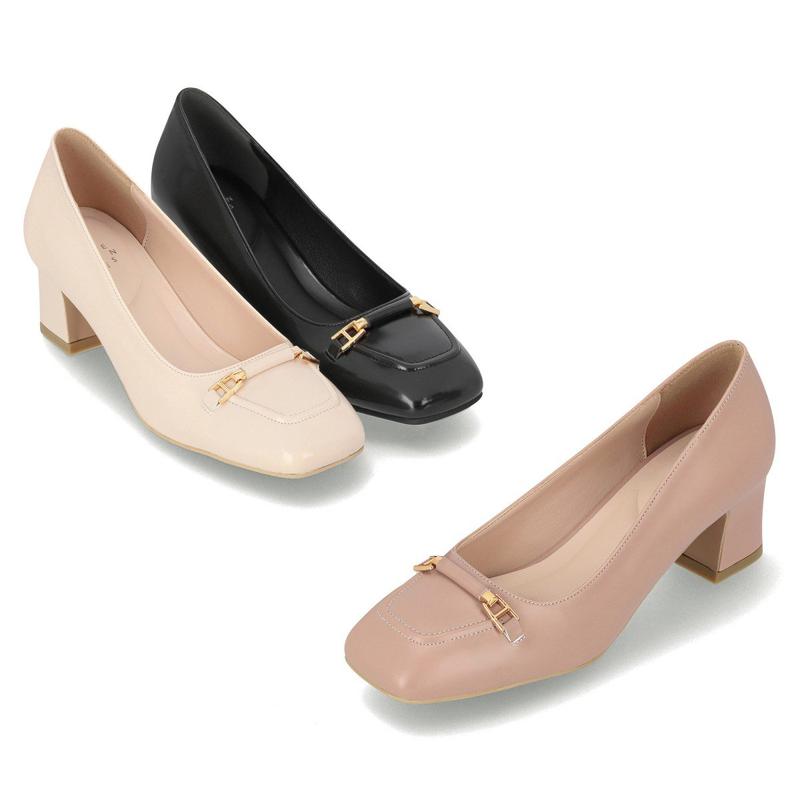 インテンス 女性 ホースビット ミドル パンプス 5cm LCWD79I613