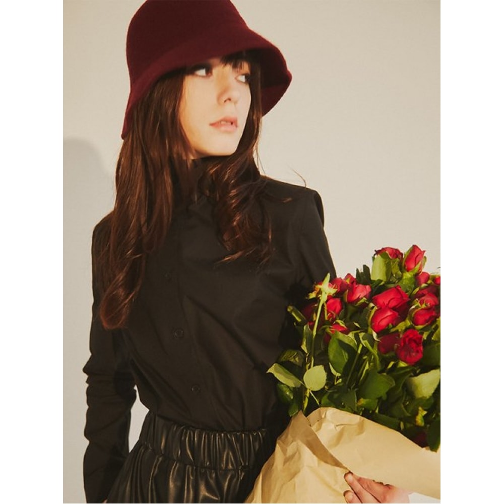 ごめん愛しすぎて (ごめん愛しすぎて) ジェニーウールバケットハット_バーガンディ