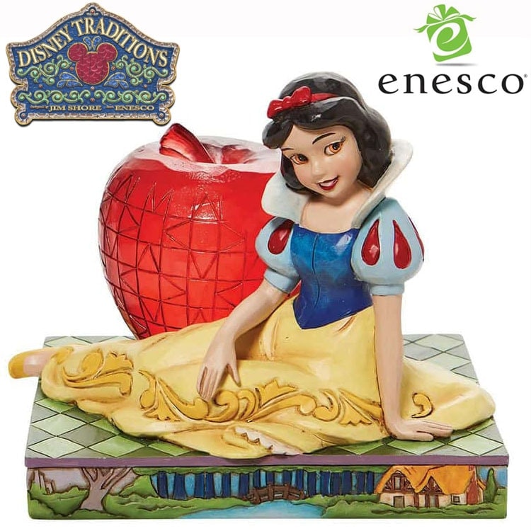 enesco(エネスコ) Disney Traditions 白雪姫＆アップル ディズニー フィギュア コレクション 人気 ブランド ギフト クリスマス 贈り物 プレゼントに最適