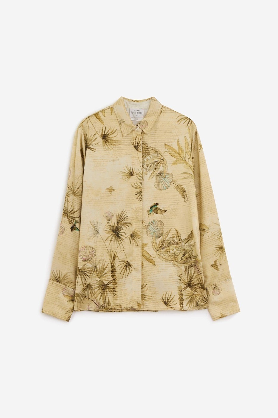 13317_MYSHIRTORO ゴールド 秋冬2024 シャツ レディース ia