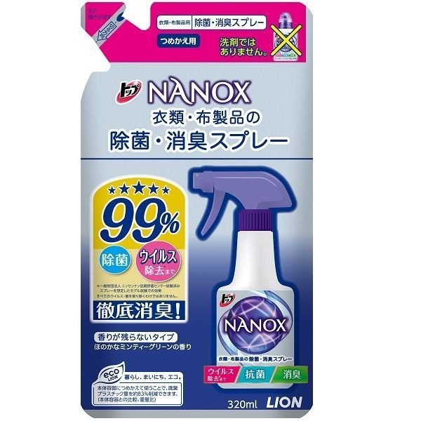 �g�b�v NANOX (�i�m�b�N�X) �ߗށE�z���i�̏��ہE���L�X�v���[ �߂����p 320ml