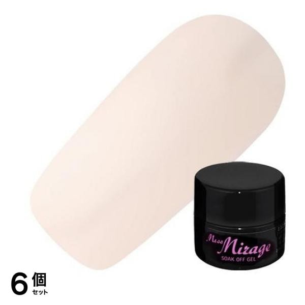 Miss Mirage(ミスミラージュ) ソークオフジェル ミルフィーユ ピンクベージュ S28S 2.5g 6個セット