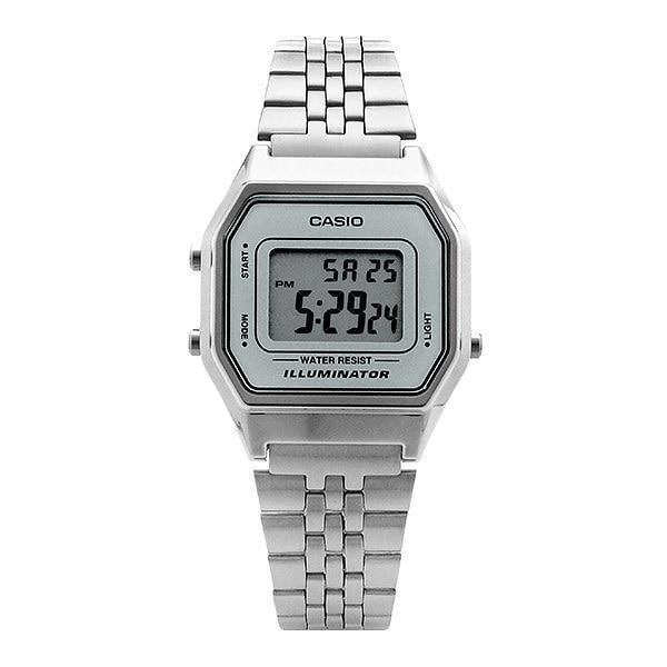 [CASIO] LA680WA-7DF 共用メタル時計