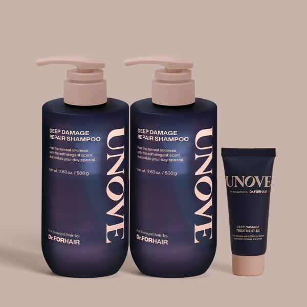 ディープダメージリペア プロテインシャンプー 500g x2 + ディープダメージトリートメント 40ml