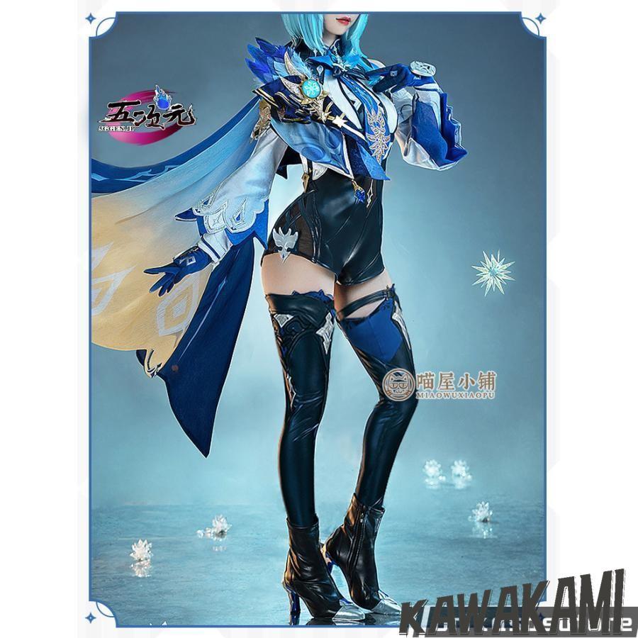 Catwushop　原神　コスプレ　エウルア　衣装セット　ウィッグ　靴　武器　追加可