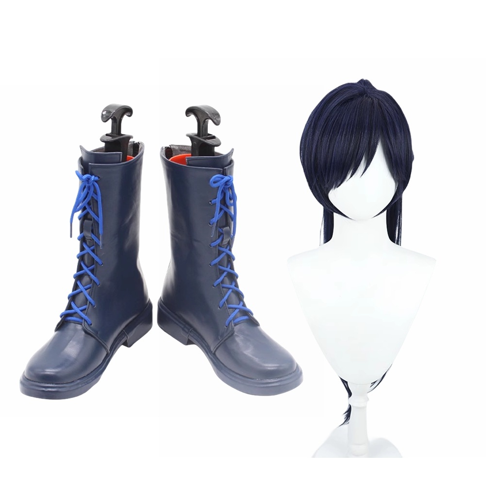 国崩 放浪者 スカラマシュ 散兵 コスプレ靴 ブーツ ウィッグ付き コスプレ 演出服 アニメ 祭り ハロウィン クリスマス 学園祭 文化祭 仮装 6,351円
