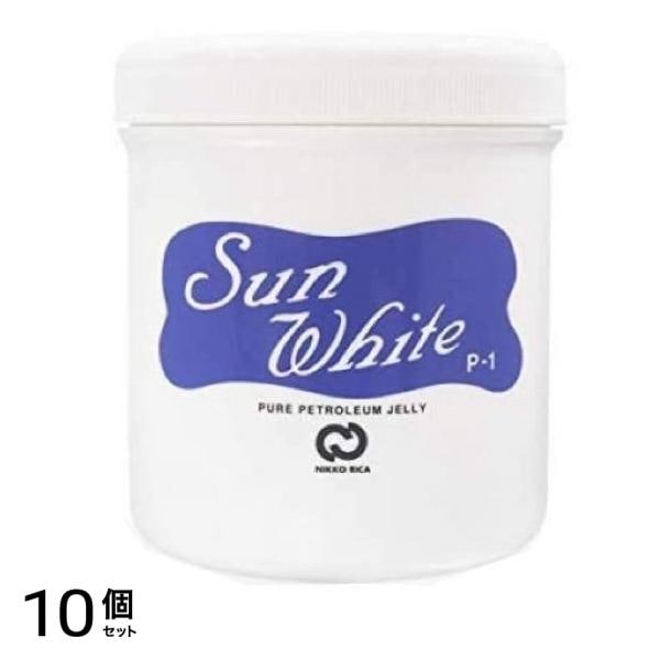 サンホワイトP-1 ワセリン 400g (ボトル品) 10個セット
