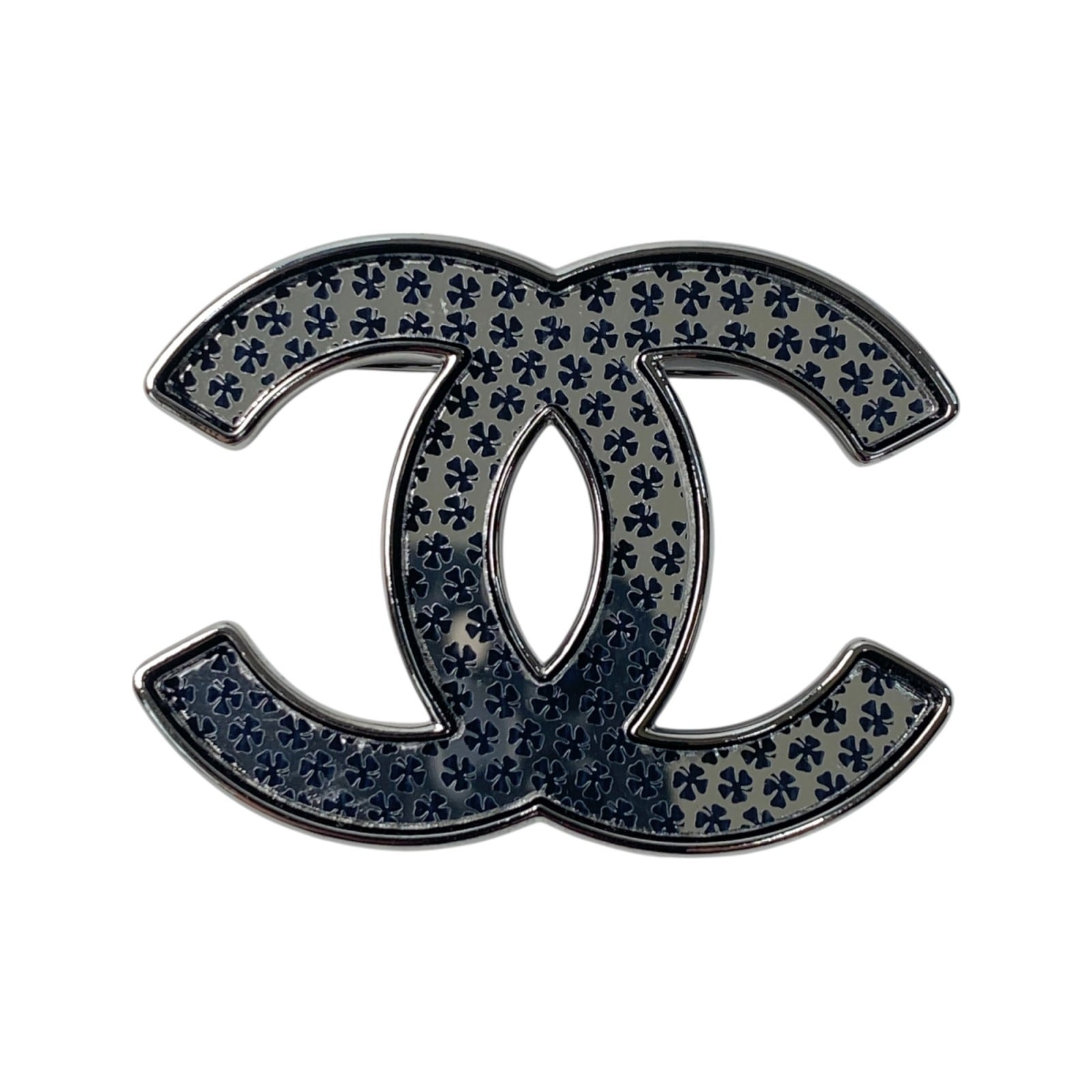 未使用 シャネル CHANEL レディース ココマーク クローバー ブローチ A24S