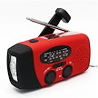 防災ラジオ ハンドクランクラジオ 多機能ラジオ 懐中電灯 充電式 緊急 防災 AM/FM/NOAA 2000mAH キャンプ 露営 登山 旅行 プレゼント ソーラーパネル