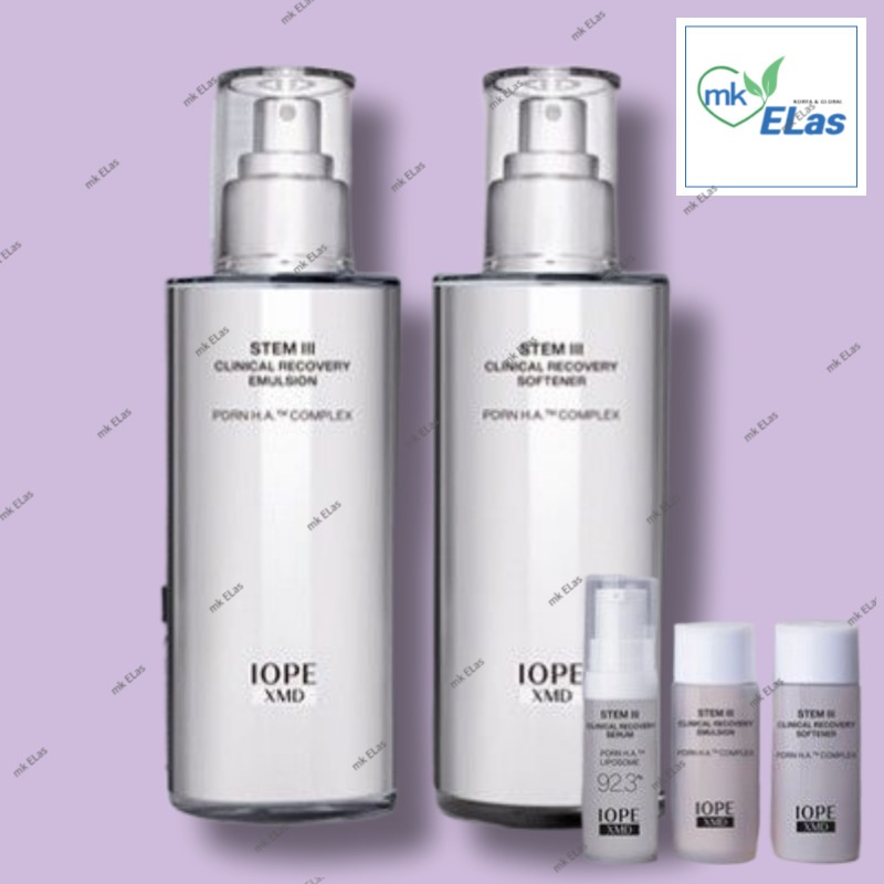 NEW XMD ステム3リカバリーシリーズスペシャル 2点セット ( ソフナー130ml+エマルジョン130ml+ ソフナー 15ml+エマルジョン 15ml+ セラム 5ml)ギフト/韓国スキンケア