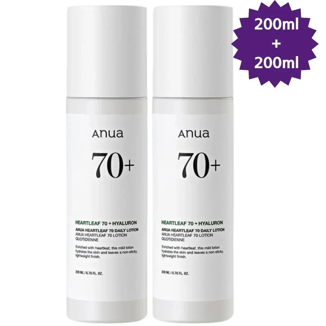 【1+1】ドクダミ70+デイリーリリーフローション, 200ml/ヒアルロン酸/保湿/低刺激/敏感肌/韓国コスメ