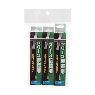 他サイト： カミハタ　ゼリー状接着剤　５ｇ　クリア　３本入　流木　水草　活着　レイアウト　ＣＲＣ10―17―60―20―00の商品画像