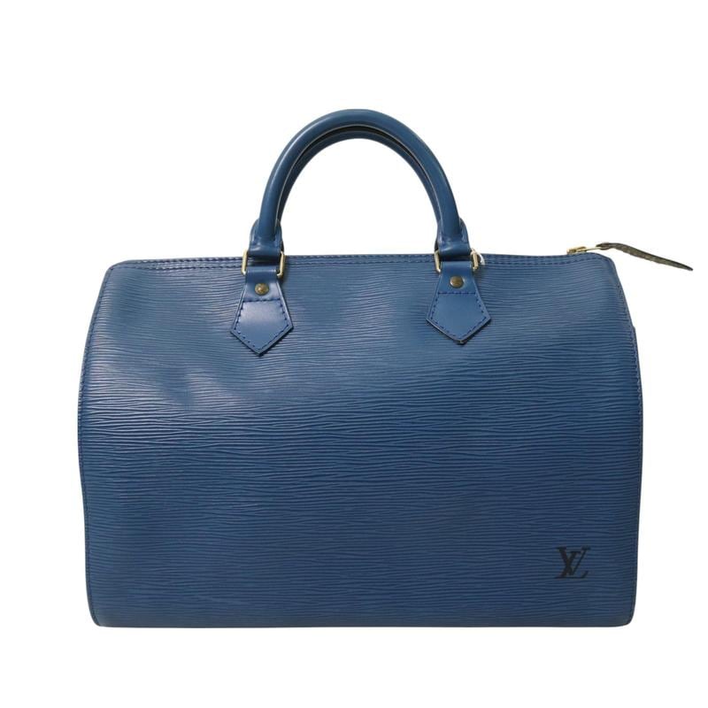 LOUIS VUITTON ルイヴィトン エピ スピーディ30 M43005 ハンドバッグ ブルー A-7957