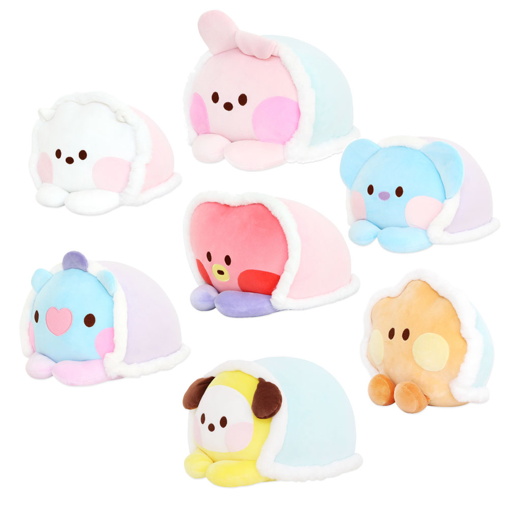 Qoo10] BT21 ミニニ ふんわりクッション 縫いぐるみ : おもちゃ・知育