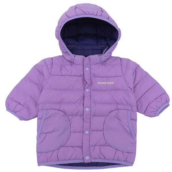 mont-bell ネージュダウンパーカ 90 ラベンダー モンベル ネージュダウン パーカ Baby s 90サイズ ナイロン