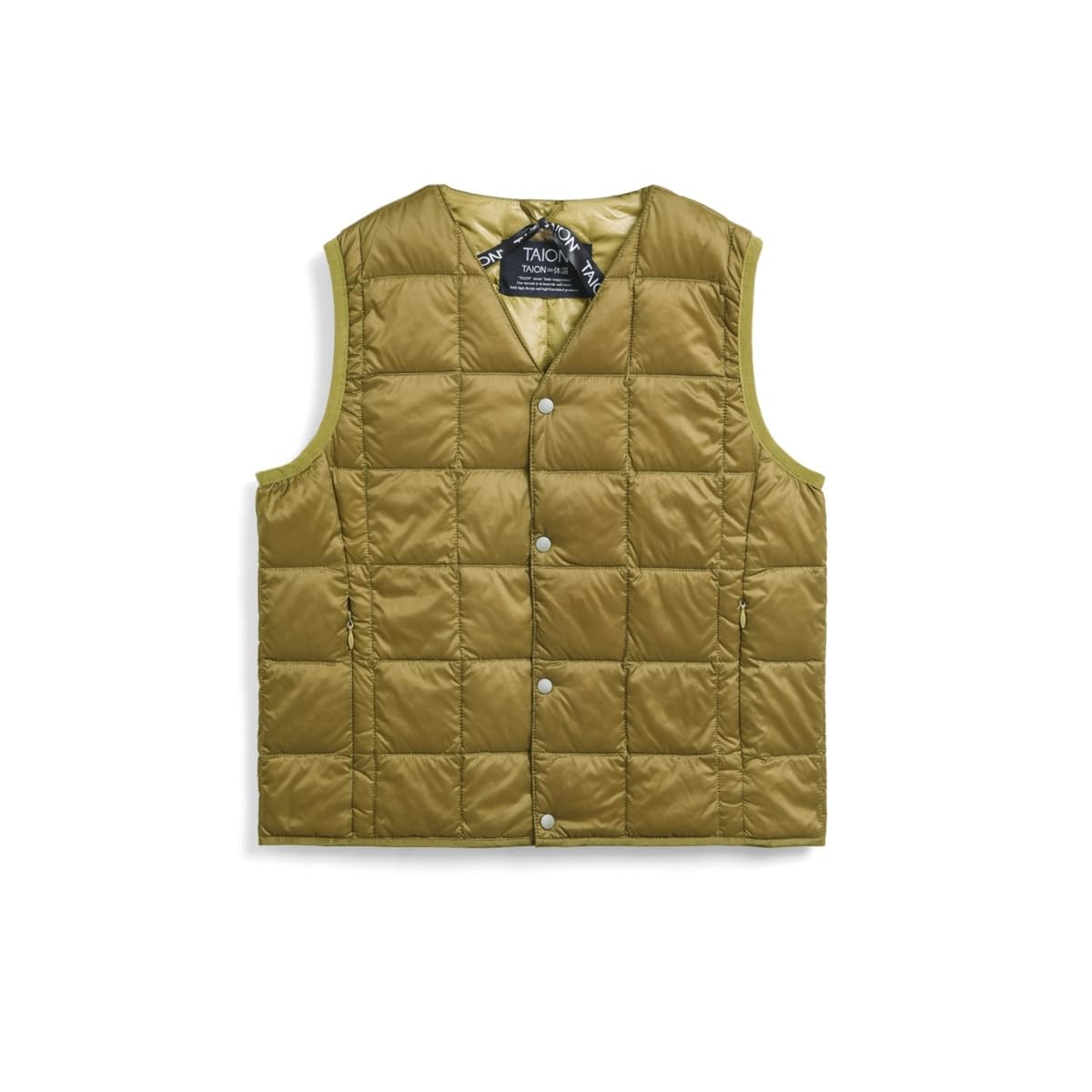 当日発送 [タイオン] キッズ ベーシック Vネックボタン インナーダウンベスト(TAION-K001) 4,506円