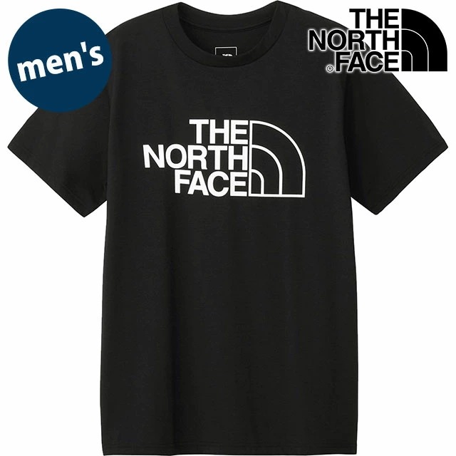 メール便 ショートスリーブイーエスビッグロゴティー [NT32581-K] S/S ES Big Logo Tee メンズ TNF アウトドア トップス 半袖Tシャツ 抗菌防臭 ブラック 正規取扱店