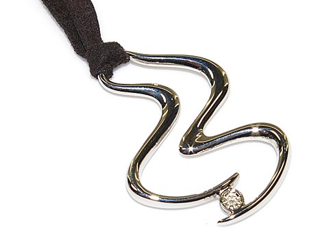 MORELLATO 5201CIONDOLO １POINT DIAMOND SPIRAL NECKRACESOLITAIRE コレクション