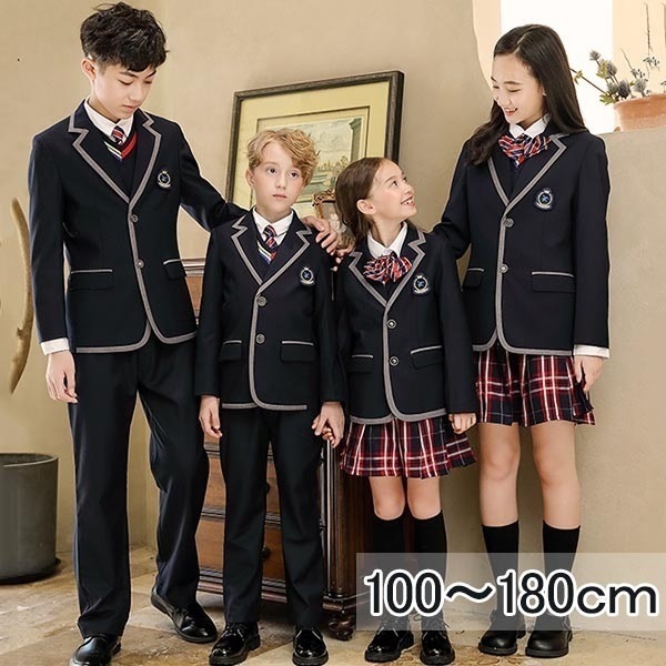卒業式 スーツ 女の子 男の子 小学生 学生服 ズボン スカート ニットベスト 上下セット キッズ ゆったりサイズ 冬服 子供服 スクール服 レンタル 卒業式 入園式 受験 小学校 中学生 通園