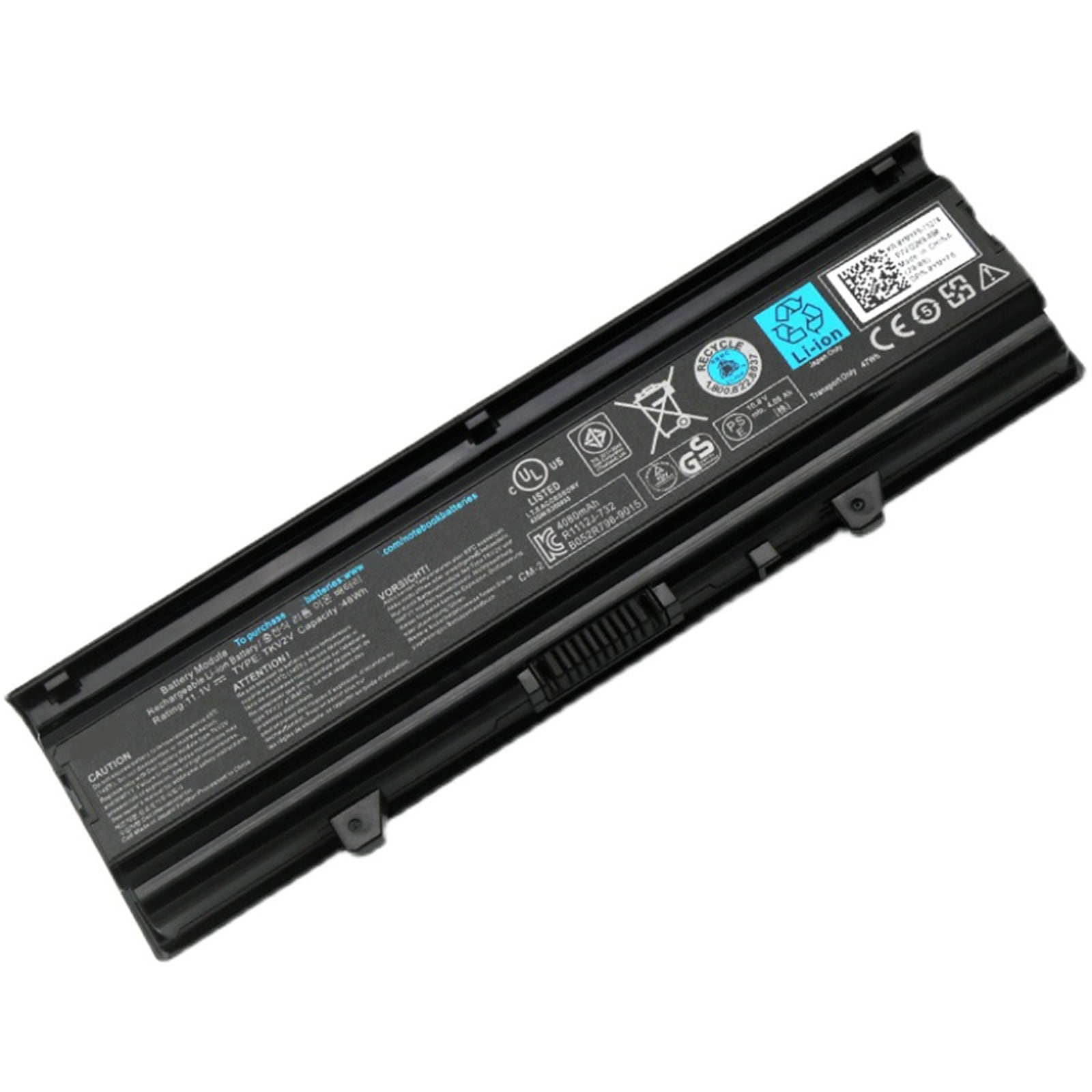 TKV2V 電池・DELLノートパソコン互換 Inspiron 14V 14VR N4020 N4030D M4010 TKV2V 4400mAh 11.1V 交換用のバッテリー dc909-A119